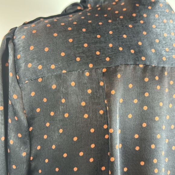 WORTHINGTON™️ Women's Size LP Black 'ADDY' High Neck Bow Blouse - Picture 9 of 15